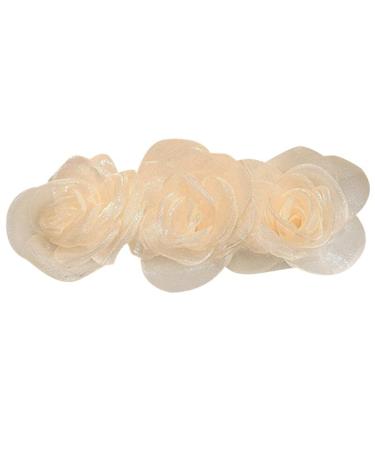 Elegant Camellia Floral Cloth Hair Pin Clip All-match Nonslip Barrette Flower French Hair Styling Hair Clip Barrette