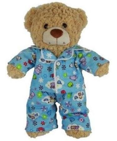 Blue Cute Teddy PJ Pyjamas Outfit - Fits 15-16 inch Teddies & Build a Bear - Buy Online on GoSupps.com