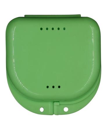 Our storage case Denture False Appliance Boxes Teeth Denture Box Container Bathroom Dental Care Mundfusche test victory (green one size) green unit size