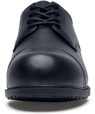 Shoes for Crews Senator Men's Slip Resistant Work Dress Shoes 10.5 Black - Water & Food Service Resistant - Buy Online on GoSupps.com