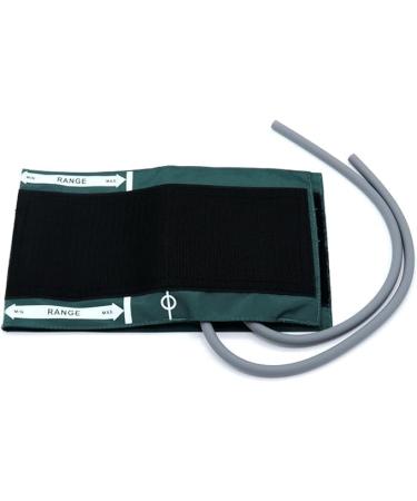 Universal NIBP Cuff for Adult 25-35cm Double Tube Reusable Nylon Replacement Blood Pressure Cuff No Connector. Adult Green Nylon+dual Tubes - Buy Online on GoSupps.com