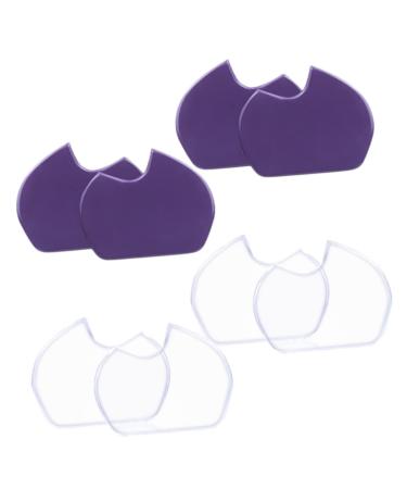 NOLITOY 4 Pairs Half Size Pad Foot Pads Heel Pads for Women Ladies Heels Forefoot Support Pads Forefoot Insoles Non-Skid Pads Anti-Slip Insole Pad Girl Child Gel Filler High Heel