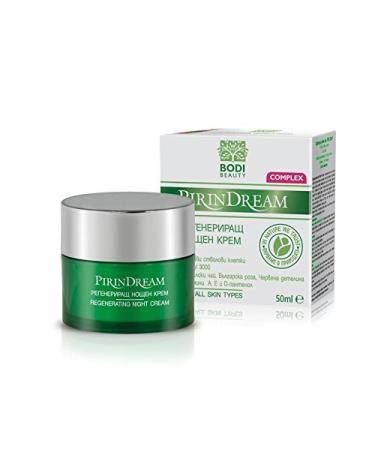 Super Repair Anti-Wrinkle Night Cream with PhytoCellTecTM Apple Stem Cells Matrixyl Mursala Tea Bulgarian Rose & Red Clover Extracts 50ml by Pirin Dream