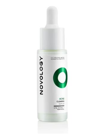Novology Acne Clearing Serum 0.1% Terpinol Reduce Acne from Day 7 Co-Created with Dermatologists