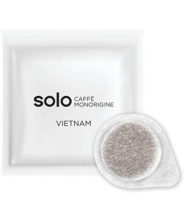SOLO Caff Monorigine Vietnam ESE 44 mm 150 individual coffee pods 100% natural Robusta compostable - Buy Online on GoSupps.com