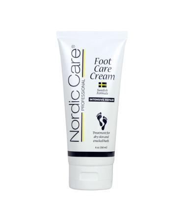 Nordic Care Foot Care Cream with 10% Urea to treat dry skin and repair cracked heels 6oz