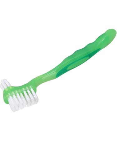 Prosthesis Brushes Set | Double-Sided Soft Hair | Plaque Removal & Loose Toothbrush for Seniors | Portable & Everyday Use (Green) - Buy Online on GoSupps.com