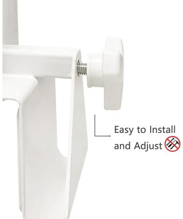 UNLICON Medical Adjustable Bathtub Safety Rail - White Grab Bars for Seniors and Elderly - Buy Online on GoSupps.com