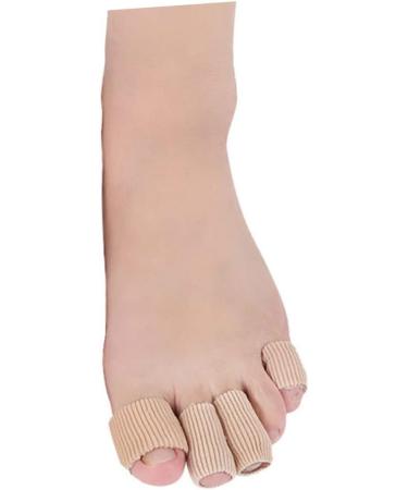 ADOCARN Gel Toe Tubes - 2pcs Fabric Toe Protectors for Women | Anti-Skid Cushions for Pain Relief and Hammer Toe Protection - Buy Online on GoSupps.com