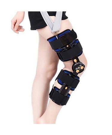 Adjustable Post-Op Knee Brace - Hinged ROM Support for Left & Right Leg | Premium Immobilizer Protector - Buy Online on GoSupps.com