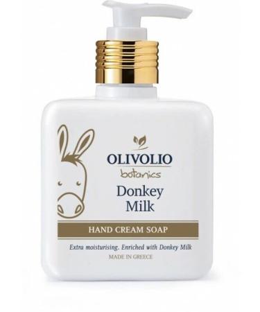 Olivolio Botanics Liquid Soap with 100% Organic Donkey Milk - 300 ml with pump