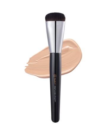 Glide Flat Foundation Brush for Liquid Makeup | Liquid Foundation Brush with Flat Top | Korean Makeup Brush with Super Micro Bristles | Studio Quality Makeup Tool