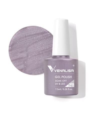 Gel Nail Polish 7.5ml Upgraded High Pigmentation Funny Bunny Glitter Gel Lacquer Nail Art Manicure Nail Gel Polish - (Color: 741)