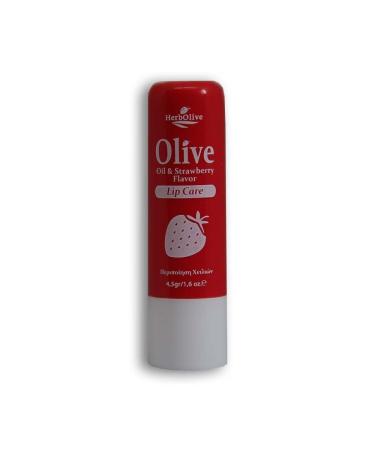 Herbolive HerbOlive Lip Balm 40772 - Olive Oil and Strawberry - 4.5 g