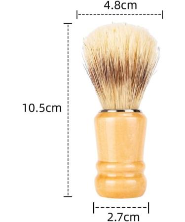 Premium Handmade Roof Hair Shaving Brush - Solid Wood Handle Skin-Friendly Perfect for Wet Shaving | Ideal Gift for Men - Buy Online on GoSupps.com