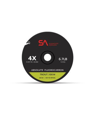 Scientific Anglers Absolute Fluorocarbon Trout Tippet - 30m Clear 5X
