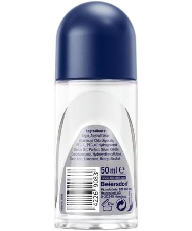  NIVEA NIVEA Silver Protect Roll-On Antiperspirant 50ml - Buy Online on GoSupps.com