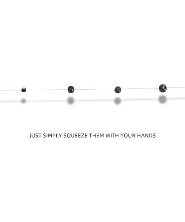 SF Micro Split Shot Lead Combo - 112Pcs/4 Sizes/1 Box - Fly & Ice Fishing Pure Lead Sinkers Weights - Fishing Tackle - Buy Online on GoSupps.com
