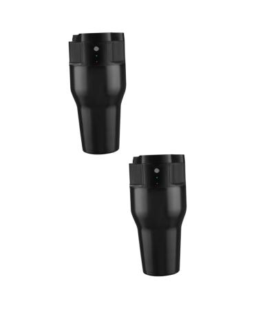 Zerodeko 2pcs Coffee Maker Stainless Steel Stainless Coffee Maker Manual Coffee Maker Safe Coffee Maker Different Coffee Press Portable Coffee Maker Mini Coffee Machine Coffee Pot Blackx2pcs mediumx2pcs