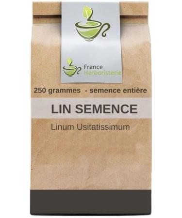 Herbal tea Linen SEED WHOLE 250 GRS Linum usitatissimum - Buy Online on GoSupps.com