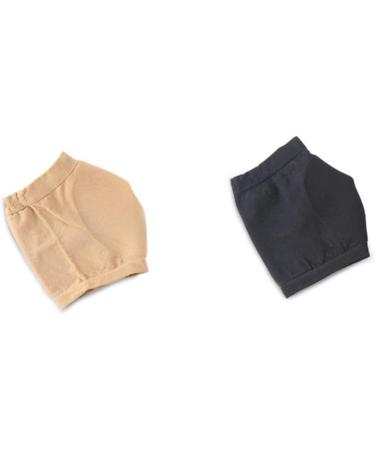 Beaupretty Black Socks High Heel Protectors Moisturizing Socks Heel Protectors for High Heel Shoes Heel Sleeves for Cracked Heels Black Heel Black Heel Absorbers Gel Heel Socks Spa Absorber - Buy Online on GoSupps.com