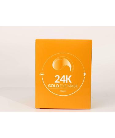 Premium 24k Gold Eye Treatment Masks - 90 Pairs | Reduce Under Eye Bags Puffy Eyes & Dark Circles | Anti-Wrinkle & Hydrating - Pink Color - Buy Online on GoSupps.com