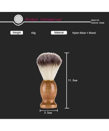 Zalati Soft Badger Hair Shaving Brush for Men - Premium Wooden Handle for Wet Shaving | International Shipping Available - Buy Online on GoSupps.com
