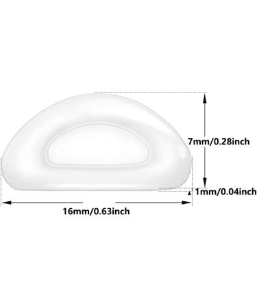 Silicone Nose Pads for Glasses - 12 Pairs Anti-Slip Adhesive Cushions for Sunglasses - Transparent Comfort & Support - Buy Online on GoSupps.com