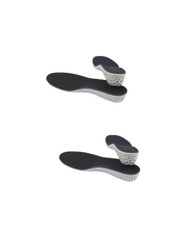 Mobestech 4 Pairs Air Shoe Lift Invisible Heel Lifts Shoe Lifts Insole Full Length Elevator Insole for Men Height Increase Insole Breathable Men Insoles for Shoes Increased Insert Men's