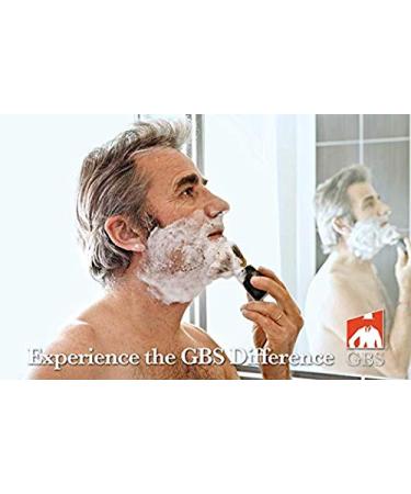 Buy G.B.S Men's Shaving Set - Blade Razor Ceramic Mug Badger Brush Sandalwood Aftershave Soap & Stand | Premium Shaving Accessories for Men | International Shipping Available - Buy Online on GoSupps.com
