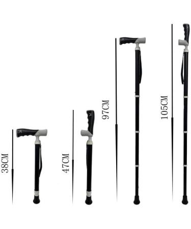 Portable Climbing Stick Titanium Alloy Cane Telescopic Climbing Hand Stick Support Cane Multifunctional Non-Slip Cane - Buy Online on GoSupps.com