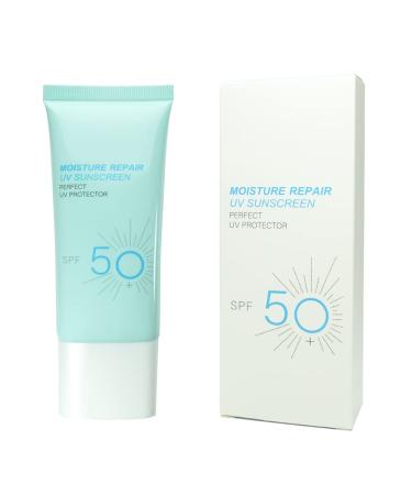 Sheer Zinc Oxide Dry-Touch Face Sunscreen with Broad Spectrum SPF 50 Oil-Free Non-Comedogenic & Non- Greasy Mineral Sunscreen 2.1 fl. oz SU-001