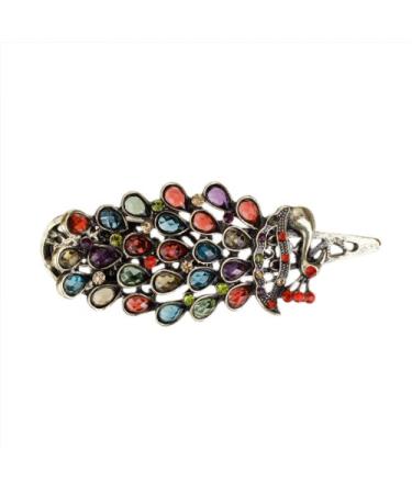 Buy Retro Rhinestone Peacock Phoenix Hair Clip | Trendy Hair Accessories for International Shipping - Buy Online on GoSupps.com