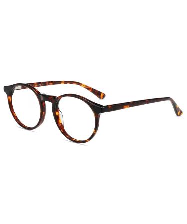 Firmoo blue light filter glasses without prescription women oversized anti -reflective anti -blue light computer glasses angular UV400 blue light protective glasses for screens for headaches Lettura +3.00 Leopard