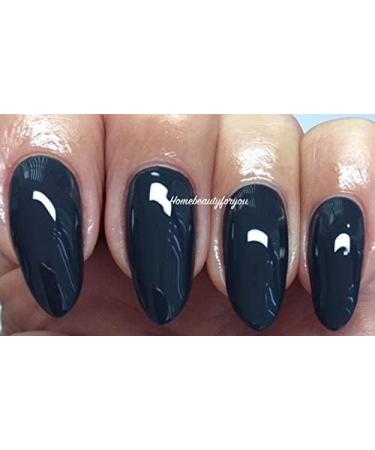 BLUESKY GEL POLISH NEARLY BLACK CHARCOAL VERY DARK BLUE WINTER BREEZE NAIL UV LED SOAK OFF (Requires Drying under UV/LED Lamp) - Buy Online on GoSupps.com