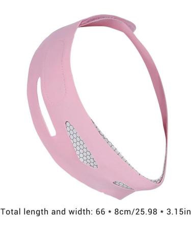Reusable V line Lifting Mask Double Chin Reducer Face Slimming Strap for Preventing Sagging Pink - Buy Online on GoSupps.com