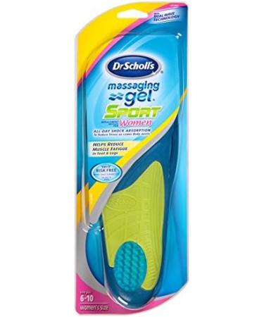 Dr. Scholl's Massaging Gel Sport Replacement Insoles - Women's Sizes 6-10 | 1 Pair - Buy Online on GoSupps.com