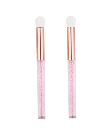 Mipcase 2pcs Cosmetic Eyeshadow Applicator Pink Professional Blackhead Practical Shadow Tool Women Salon