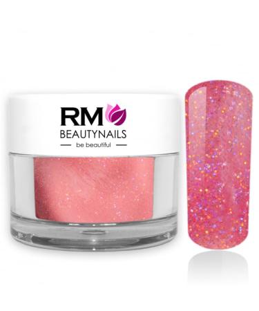 Acrylic Color Powder Pink Glitter Powder Nail Design Nails Fingernail RM Beautynails 1 Pack (1x 10g) Pink Glitter 10g