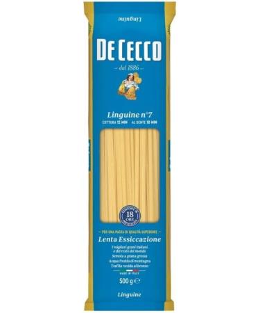 De CECCO LINGUINE N 7 Pack of 4 500 g Pack of 4 - Buy Online on GoSupps.com
