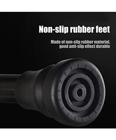 Folding Crutch for Adults (Pair) Black/Silver Lightweight Folding Crutches for Men/Women Ergonomic Adjustable Walking Aids Prosperous - Buy Online on GoSupps.com