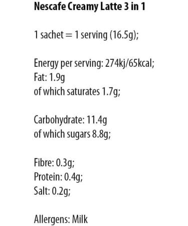 NESCAF 3-in-1 Original Strong Cream (3 in 1 Creamy 60 Bags) Instant Coffee - Buy Online on GoSupps.com