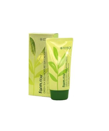 Farmstay Green Tea Seed Moisture Sun Cream SPF50+ 70g | PA+++ Protection - Buy Online on GoSupps.com