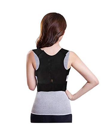 Women Back Brace Support Belt pedic Back Posture Corrector Brace Posture Shoulder Corrector Back Straightener Health Care (Black X) Better life 1 L - Buy Online on GoSupps.com