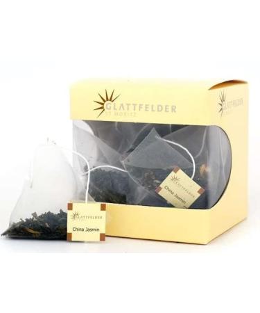 Glattfelder St. Moritz - China Jasmin OP - 15 x 2 pyramid tea bags (total: 30 tea bags)