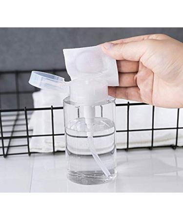 LASSUM 2-Pack 3.5 oz Plastic Pump Dispenser Nail Polish Remover Bottle with Flip Top Cap - Buy Online on GoSupps.com