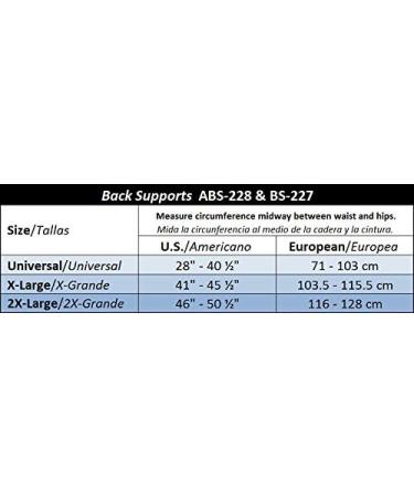 ITA-MED Elastic Back/Abdominal Support - Light Support 2XL XX-Large | International Shipping Available - Buy Online on GoSupps.com