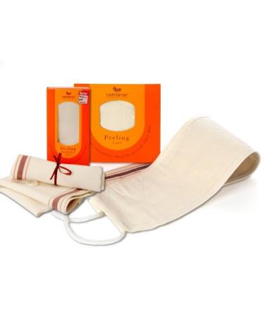 Carenesse set body peeling & back peeling i peeling glove body ecotest good & peeling belt back i hammam peeling natural & effective i body scrub exfoliating i without chemistry & plastic - Buy Online on GoSupps.com