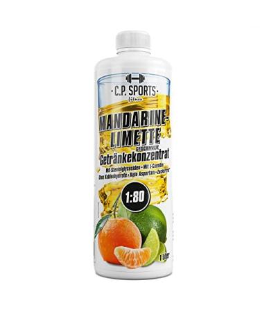 C.P.Sports Sugar-Free Beverage Syrup - Mandarine Lemon | 1L Concentrate for Vital Sports Drink | Mix with Water & Enjoy Vitamins - Buy Online on GoSupps.com