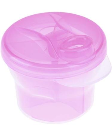 Non-Spill Rotating Milk Powder Formula Dispenser Portable Outdoor Food Container 3 Compartments Storage Feeding Infant Newborn Snack Box (Pink) - Buy Online on GoSupps.com